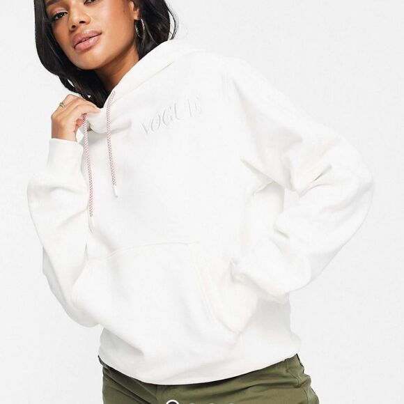 Puma X Vogue Women's Collaboration Sweatshirt Hoodie 534690 White Size XL NWT - Picture 1 of 10